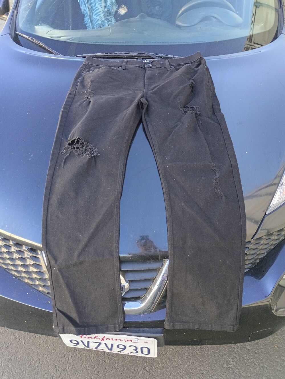 Black RSQ Jeans Slim Straight 36x32 Pre-owned